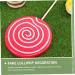 Alipis 4 Pcs Wedding Decoration Decorative Fake Lollipop Fake Lollipops Fake Lollipop Model Rainbow Lollipop Red Swirl Lollipops Toys Decorative Lollipop Ornament Wooden Food Child Candy - Buy Online on GoSupps.com