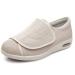 WCXTY Closed Slippers Adults Edema Slippers Arthritis Swollen Feet Orthopedic Fasciitis Bandage Shoes Therapy Shoes Adjustable Width (Color : Beige Size : 12) 12 Beige