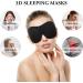 EXCEART 3pcs 3D Sleep Masks - Adjustable Blindfold Eye Covers for Travel Night Sleeping & Relaxation in Earth Tones - Buy Online on GoSupps.com