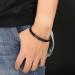 Kejing Jewelry Men's Magnetic Bracelet Open Bracelet Wrist Cuff Tape Couple Couple (Color : Herren-Schwarz) - Buy Online on GoSupps.com