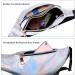 Valleycomfy Holographic Fanny Pack for Women - 2 Piece Adjustable Glitter Belt Pocket for Outdoor Travel & Hiking - Buy Online on GoSupps.com