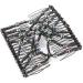 Hair Combs with Elastic Double Comb for Thick Flexible Butterfly Hair Comb Magic Stretchy Hairpin for Women Girls Hair Accessory(Black) - Buy Online on GoSupps.com
