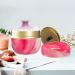 Qopoto Body Powder Puff and Container Set - Pink Gilding for Baby Women, Bath and Travel - Buy Online on GoSupps.com