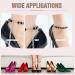 2 Sets Detachable Heel Straps for High Heels - Anti-Loose Elastic Shoe Straps - Black Replacement Straps - Buy Online on GoSupps.com