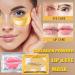 30 Pairs 24K Gold Eye & Lip Masks - Hydrating Crystal Collagen Patches for Puffiness Dark Circles & Fine Lines - Premium Skin Care - Buy Online on GoSupps.com
