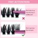 280 Pcs 16mm Cluster Wispy Bottom Lashes DIY Kit - 50D-C-0.07-16 Individual Lashes, C D Curl - At-Home DIY Lashes - Large Size - Buy Online on GoSupps.com