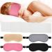 Ramede 4 Pcs Castor Oil Pack for Eye Organic Castor Oil Pack Wrap Reusable Castor Oil Wrap Cotton Sleep Mask with 4 Pcs Replacement Pads for Sparse Eyelashes and Eyebrows Wrinkles Dark Circle 4 Color Khaki Black Gray and Pink