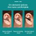 Stainless Steel Ear Picking Spoon Set - 6 Piece Safe Ear Wax Removal Tools with PU Leather Case for Kids Adults & Seniors (Black - Buy Online on GoSupps.com