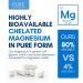 100% Pure Magnesium Glycinate for Sleep & Muscles Highly Bioavailable Chelated Magnesium Stomach-Friendly 275 mg Elemental 90 Caps | Made in The USA - Buy Online on GoSupps.com