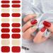 20 Sticker Semi Cured Gel Strips Gel Nail Full Wraps Strips Gel Nail Stickers UV/LED Lamp Required Nail Wrap Semi Cured Gel Nail Strips Pedicure Semi Cured Gel Nail Strips Starter Kit Semi BSS81 - Buy Online on GoSupps.com