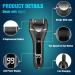 Yooikeey Electric Foot Callus Remover - 16 in 1 Pedicure Kit for Dead Skin & Cracked Heels | 2 Speed Electric Foot Scrubber with 3 Roller Heads - International Shipping - Buy Online on GoSupps.com