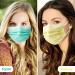 HIWUP 50-Pack Multicolor Disposable Face Masks for Adults & Teens - 3 Layer Protection - Buy Online on GoSupps.com