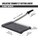 TIANSE Paper Trimmer  Paper Cutter Guillotine with Safety Blade Lock 12 8 to 12 Sheet Capacity  Heavy Duty Metal Base Paper Cutting Board for Home  Office School - Buy Online on GoSupps.com