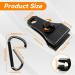 24PCs Heavy Duty Tarp Clips with Carabiner for Camping and Outdoor Use - Black - Buy Online on GoSupps.com
