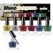 Set of 21 Matte Nail Polishes & 6 Glitter Shine Colours Display Box New - Buy Online on GoSupps.com
