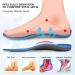 Eggseed Plantar Fasciitis Relief Insoles - Arch Supports for Foot Pain - Blue Men 9-10.5/Women 10-11.5 - Buy Online on GoSupps.com