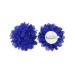 PrettyBoutique Girls Kids Women Chiffon Flower Hair Clip Alligator Clip Party Wedding (10cm Royal Blue)