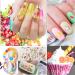 SUKPSY 1000 Pcs Mini Colorful Nail Art Slices - Fruits, Animals, Flowers Charms for DIY Crafts and Phone Case Decoration - Buy Online on GoSupps.com