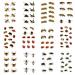 SanerLian Bee Insect Temporary Tattoo Sticker Ladybug Cartoon Fake Cartoon Boys Girls Kids Hand Arm Party Favor Waterproof 10.5X6cm Set of 12 (bee2)