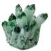 Natural Crystal Cluster Green Ghost Quartz Specimen Green Crystal Cluster Point Ornament Home Decor 500-600g Crystal Cluster