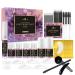 4 in 1 Lash & Brow Lift and Coloring Kit  Professional Eyelash Perm Kit and Brow Lamination Kit  Black Eyelash & Eyebrow Color set  Long Lasting for 8 Weeks  Suitable for Salon & Home Use DIY (black) Lash & Brow Coloring...