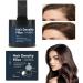 Poudre de instantan e comblement de cheveux pais couverture du cuir chevelu 4 g avec formule imperm able correcteur de cheveux gris avec finition naturelle solution paississante pour homm Black - Buy Online on GoSupps.com