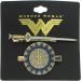 Wonder Woman Sword and Shield Hair Clip Set - Official DC Comics Merchandise - Buy Online on GoSupps.com