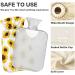 Sunflower Heat Bottle | Vintage Flower Pattern | 1L Hot Water Bottle for Pain Relief | Ideal for Kids & Adults - Buy Online on GoSupps.com