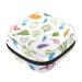 Women's napkin storage bag with vegetable patterns portable period bag for women teenagers girls menstrual cup pocket breastfeeding insert holder