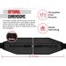 RDX Abdominal Muscle Loop - Maya Hide Leather Padded D-Ring for Fitness Training Pull-Ups & Arm Exercises - Unisex Black - Buy Online on GoSupps.com