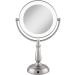 Zadro 11 Makeup Mirror with Lights and 12X/1X Magnification, Dimmable Touch LED Lighted Mirror, Satin Nickel - Buy Online on GoSupps.com