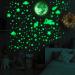 1503pcs Green Glow in The Dark Stars Wall Stickers | Realistic 3D Luminous Stars for Ceiling and Walls | DIY Adhesive Stickers for Baby Bedroom Decoration - Buy Online on GoSupps.com