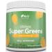 Nu U Nutrition Super Greens | Mango | Green Juice Powder 300g - 17 Active Superfood Ingredients - 60 Servings - With Inulina Spirulina Chlorella Maca Root & More - 100% Vegan Nu U Nutrition