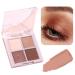 DALE YOU 4-colour eyeshadow palette with matte and glitter effect long-lasting and easy to blend brown eyeshadows for day and evening makeup for women (#1 26 g)