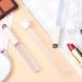 2pcs Silicone Lip Brushes with Storage Box - Portable Reusable Makeup Applicators for Lipstick Lip Balm & Gloss - Soft Angled Head - White - Buy Online on GoSupps.com