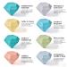 Men's Diamond Shaped Bath Bombs Set - 8 Large 5oz Bombs with 100% Natural Essential Oils for Stress Relief - Perfect Gifts for Him - Buy Online on GoSupps.com