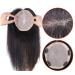 Susanki Women's Thin Crown Silk Clip-in Hairpiece - 15 Black Color | 6.3 x 7 International Shipping Available - Buy Online on GoSupps.com