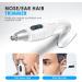 Ear and Nose Hair Trimmer for Men and Women - Dual Edge Blades - Easy to Clean Facial Hair Remover (White) - Buy Online on GoSupps.com