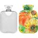 Buy 2L Pumpkin Sunflower Hot Water Bottle with Cover Pain Relief & Bed Warmer Ideal for Warming Hands & Feet International Shipping Available - Buy Online on GoSupps.com