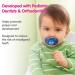 MAM Perfect Pacifiers Orthodontic Pacifiers + Sterilizing Case - Pack of 2, 6-Plus Months, Best for Breastfed Babies - Designs Vary - White - Buy Online on GoSupps.com