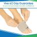 ViveSole Arch Support Sleeve - Gel Pad for Plantar Fasciitis & Flat Foot Pain Relief - 1 Pair - Buy Online on GoSupps.com
