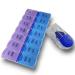 Organizer - Twice a Day Medication Vitamin Organizer (Premium Organizer 2-Pack)