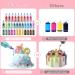 Food Coloring - 33 Food Grade Vibrant Colors Food Coloring Liquid Set Food Dye Color for Baking Icing Cookie Cake Decorating Easter Egg DIY Making Supplies Kit - 0.25 Fl. oz (6 ml)/Bottles - Buy Online on GoSupps.com