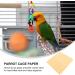 10 Sheets Disposable Bird Cage Liners - Parrot Sandpaper Cushion Pad Mat - Buy Online on GoSupps.com