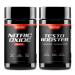 Snap Supplements Nitric Oxide Booster + Testo Booster Supplement Bundle for Men 90 Vegetarian Capsules Each