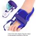 Bunion Toe Separator: Adjustable Strength, Soft Fabric Corrector for Comfortable Everyday Wear - Right Foot - Buy Online on GoSupps.com