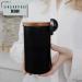 KC Kitchen & Co. Coffee Jar with Spoon for 250 g Coffee Beans or Tea (Matte Black) - Buy Online on GoSupps.com