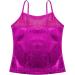 VernLan Shiny Metallic Camisole Tank Top - Hot Pink - Size 8 | Girls Dancewear for Party Jazz Modern Dance Performances - Buy Online on GoSupps.com