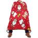 Waterproof Barber Cape -Christmas Santa and Bear Cheetah Haircut Bib for Men Unisex Hair Cutting Cape(8rp1a)