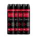 ABOVE 12 Hours Deodorant Set - Dry Spray for Men - Sensual and Floriental Fragrance - Protects Against Sweat and Body Odor - Offers Instant Freshness - Stain Free Application - Feel Free Zero - 4 pc Zero Men 5.07 Fl Oz (Pack of 4)